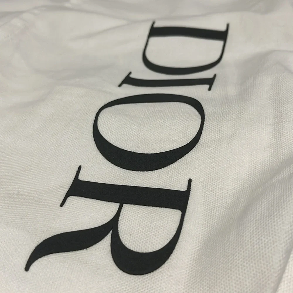 Dior White Garment Bag
